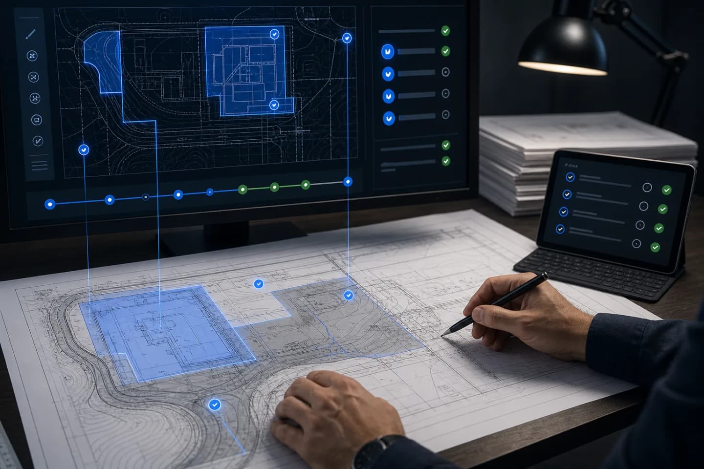 AI-assisted permitting and plan compliance review